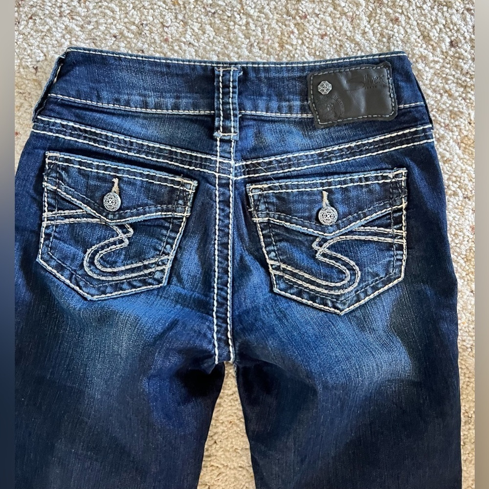 Women’s silver jeans SUKI skinny 24/31 - Picture 3 of 7